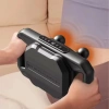 4-Head Massage Gun – 12W Deep Tissue & Muscle Pain Reliever, 20 Levels & 6 Modes - Black (5365)