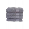 4 lü El Yüz %100 Pamuklu Havlu Seti Dry Antrasit
