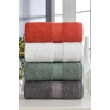 4 lü El Yüz Havlu Takımı %100 Pamuklu Matiz Yeki