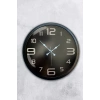 40 cm Siyah Metal Modern Duvar Saati
