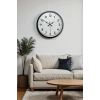 40 cm Siyah Metal Standart Duvar Saati