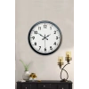 Zentime 40 Cm Black Elegant Wall Clock