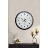 40 cm Siyah Metal Standart Duvar Saati