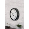 40 cm Siyah Metal Standart Duvar Saati