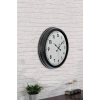 40 cm Siyah Metal Standart Duvar Saati