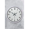 52 cm Beyaz Metal Dekoratif Duvar Saati