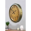 52 cm Eskitme Metal Retro Duvar Saati