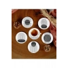 6 Adet Desenli Mdf Bardak Altlığı