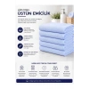 6 lı Otel El Yüz Havlusu Pamuklu Beyaz 50x85 Cm Newcotton