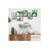 6 Parça Çerçeve Görünümlü Ahşap Tablo
