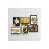 6 Parça Çerçeve Görünümlü Mdf Tablo Seti 148 x 206
