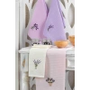 6 Parça Mutfak Kurulama Bezi 30 X 50 Cm Lavender Flower