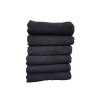 6-Piece Pack Non-Stick Microfiber Hand/Face/Sports/Barber Towel 50x90 cm
