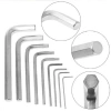 9 Piece Steel Allen Wrench Set Short Straight Corner Allen Key Set