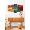 Ağaç ve Düşler 5 Parçalı Mdf Tablo 60 x 100