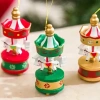 Ahşap Atlı Karınca Yılbaşı Süsü 6lı Set