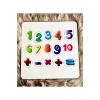 Ahşap Bultak Sayılar Yazı Tahtası