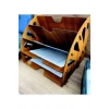 Ahşap Dekoratif Dosya Düzenleyici Masaüstü Toplayıcı 20 x 20