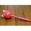 Wooden Cat Spiderman Maraca Single