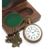 Wooden Box Brass Pendulum Clock Model 4