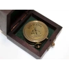 Wooden Boxed Brass Compass Model 5