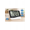 Akıllı Dijital Nem Sıcaklık Ölçer Termometre Masa Saati Fonksiyonel Ev Oda Ortam Dijital Sensörlü