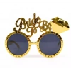 Gold Color Bride To Be Written Bridal Glasses