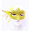 Gold Color Sparkly Pearl Mask