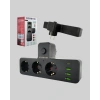 Anahtarlı Çoklu Priz Usb Ve Type-c Portlu 3 Adet