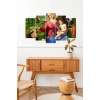 Anne ve Bebek 5 Parçalı Mdf Tablo 60 x 100