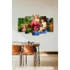 Anne ve Bebek 5 Parçalı Mdf Tablo 60 x 100