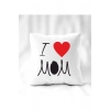 Anneler Günü I Love Mom Yastık 40 x 40