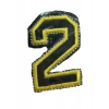 Aplike Ütü İle Yapışan 2 Rakamı Arma 2x4 cm