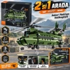Askeri Helikopter 2in1 394 Parça Oyun Seti