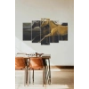 At Manzarası 5 Parçalı Mdf Tablo 60 x 100