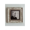 Atatürk Çerçeveli Taş Tablo , Çerçeveli Taş Duvar Dekoru 20 cm