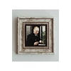 Atatürk Çerçeveli Taş Tablo , Çerçeveli Taş Duvar Dekoru 20 cm