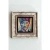 Atatürk Çerçeveli Taş Tablo , Çerçeveli Taş Duvar Dekoru-enkcrcvtbl-00197 20 cm