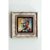 Atatürk Çerçeveli Taş Tablo , Çerçeveli Taş Duvar Dekoru-enkcrcvtbl-00207 20 cm