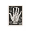 Avuç Okuma Rehberi Ahşap Çerçeveli Tablo 30 x 42