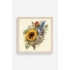 Ayçiçeği Ahşap Çerçeveli Tablo 50 x 50