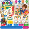 Bambu Çubuk Seti 200 Parça Pratik Kullanım