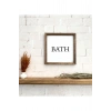 Banyo Bath Levha Ahşap Çerçeve 23 x 23