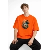 Bear2 - Oversize Tişört TURUNCU