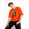 Bear2 - Oversize Tişört TURUNCU