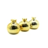 Pomegranate Design Figurine - Ceramic - Mega Size - Shiny Gold