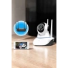 Beyaz Wifi Kamera 1080p Hd Çift Yönlü Ses 3.0mp