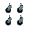 Bilyalı Teker 20x50 Gri 4 Adet - Furç Vidalı