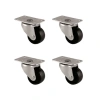 Bilyalı Teker 32mm Siyah 4 Adet