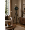 Black Legacy Aged Tripod Leg Clock